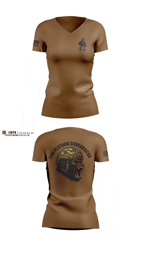Womens Short Sleeve Vneck Shirt, 1136th MP Co, , Teamtime, Team time, sublimation, custom sports apparel, team uniforms, spirit wear, spiritwear, sports uniforms, custom shirts, team store, custom team store, fundraiser sports, apparel fundraiser