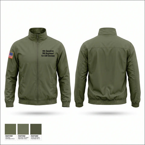 Windbreaker, 4th Squadron-9th Regiment 1st CAV Division, Army, Teamtime, Team time, sublimation, custom sports apparel, team uniforms, spirit wear, spiritwear, sports uniforms, custom shirts, team store, custom team store, fundraiser sports, apparel fundraiser