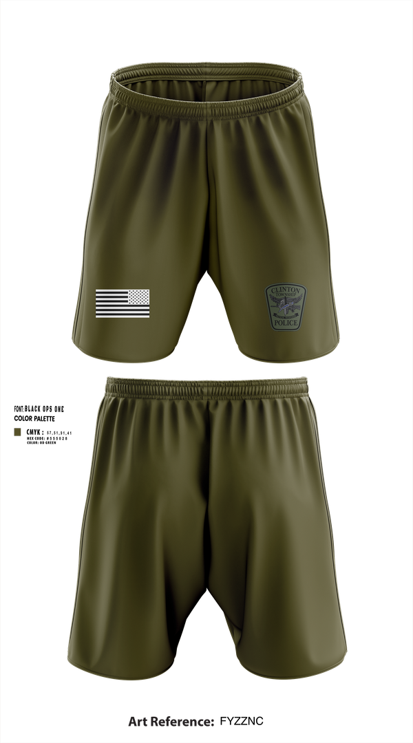 Athletic Shorts With Pockets, Clinton Township Special Response Team (SRT), , Teamtime, Team time, sublimation, custom sports apparel, team uniforms, spirit wear, spiritwear, sports uniforms, custom shirts, team store, custom team store, fundraiser sports, apparel fundraiser