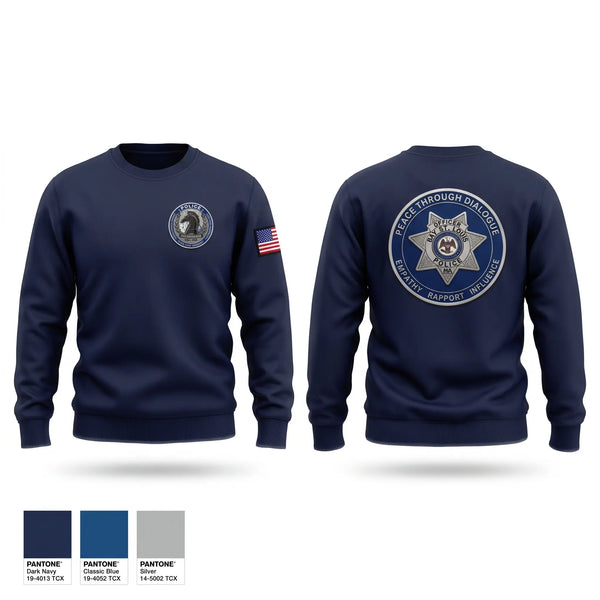 Crew Neck Sweatshirt, Crisis Negotiations Unit, Police, Teamtime, Team time, sublimation, custom sports apparel, team uniforms, spirit wear, spiritwear, sports uniforms, custom shirts, team store, custom team store, fundraiser sports, apparel fundraiser
