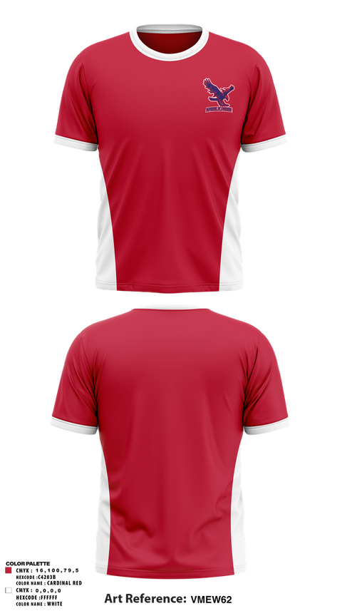 Old School Cotton Feel Shirt, Academy of Careers and Exploration Football, , Teamtime, Team time, sublimation, custom sports apparel, team uniforms, spirit wear, spiritwear, sports uniforms, custom shirts, team store, custom team store, fundraiser sports, apparel fundraiser