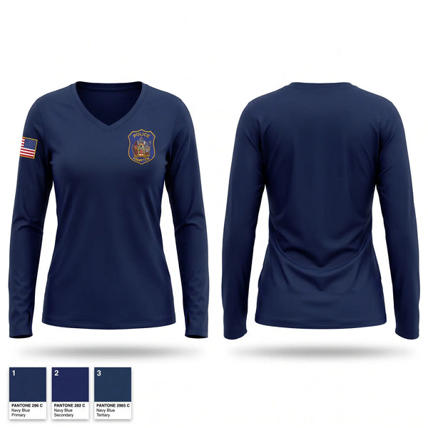 Old School Cotton Feel Shirt, Hampton Police, Police, Teamtime, Team time, sublimation, custom sports apparel, team uniforms, spirit wear, spiritwear, sports uniforms, custom shirts, team store, custom team store, fundraiser sports, apparel fundraiser