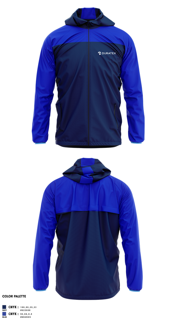 Windbreaker, Duratex, , Teamtime, Team time, sublimation, custom sports apparel, team uniforms, spirit wear, spiritwear, sports uniforms, custom shirts, team store, custom team store, fundraiser sports, apparel fundraiser