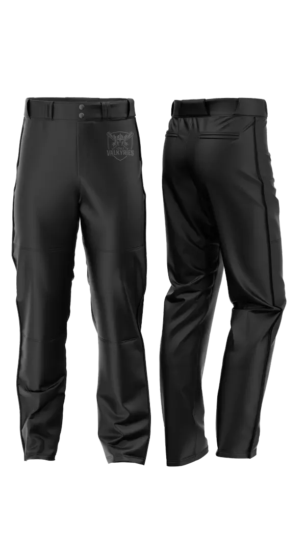 Baseball Pants, Eastern Iowa Valkyries, Softball, Teamtime, Team time, sublimation, custom sports apparel, team uniforms, spirit wear, spiritwear, sports uniforms, custom shirts, team store, custom team store, fundraiser sports, apparel fundraiser