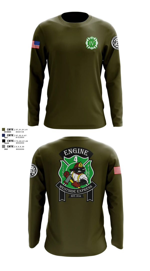 Long Sleeve Performance Shirt, 179 HHC Medics, National Guard, Teamtime, Team time, sublimation, custom sports apparel, team uniforms, spirit wear, spiritwear, sports uniforms, custom shirts, team store, custom team store, fundraiser sports, apparel fundraiser