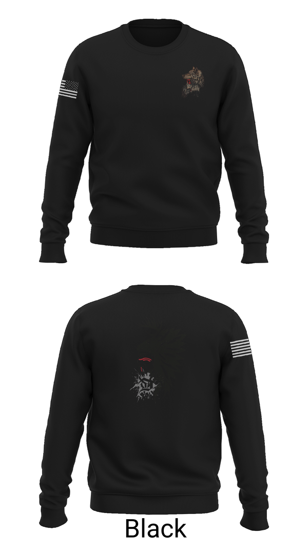 Crew Neck Sweatshirt, 101st airborne 1-327, Army, Teamtime, Team time, sublimation, custom sports apparel, team uniforms, spirit wear, spiritwear, sports uniforms, custom shirts, team store, custom team store, fundraiser sports, apparel fundraiser