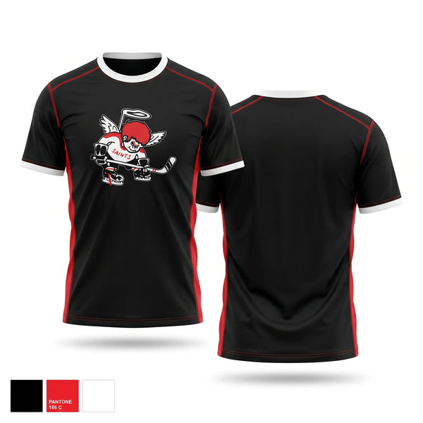 Short Sleeve Performance Shirt, Tri County Saints, Ice Hockey, Teamtime, Team time, sublimation, custom sports apparel, team uniforms, spirit wear, spiritwear, sports uniforms, custom shirts, team store, custom team store, fundraiser sports, apparel fundraiser