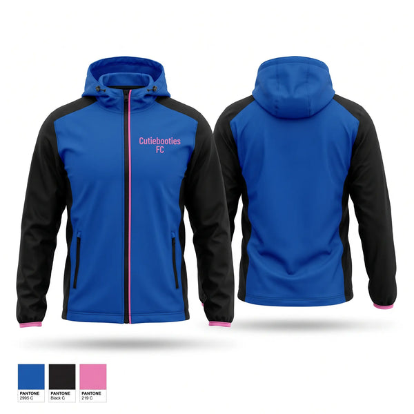Windbreaker, Cutiebooties FC, Men's Soccer, Teamtime, Team time, sublimation, custom sports apparel, team uniforms, spirit wear, spiritwear, sports uniforms, custom shirts, team store, custom team store, fundraiser sports, apparel fundraiser