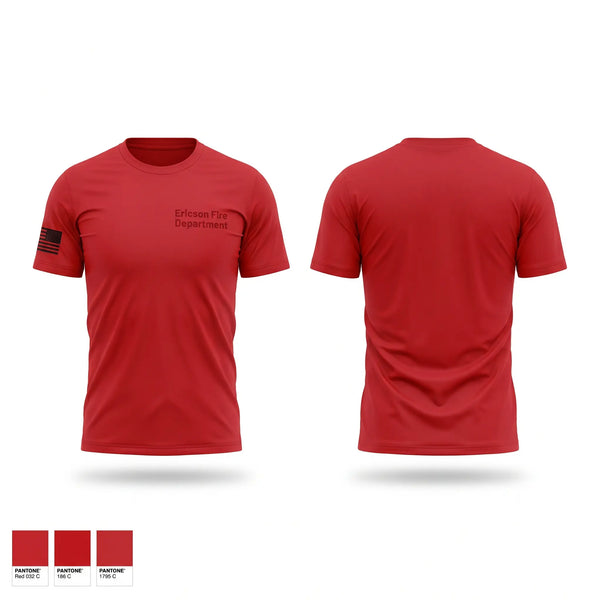 Short Sleeve Performance Shirt, Ericson Fire Department, Fire Department, Teamtime, Team time, sublimation, custom sports apparel, team uniforms, spirit wear, spiritwear, sports uniforms, custom shirts, team store, custom team store, fundraiser sports, apparel fundraiser