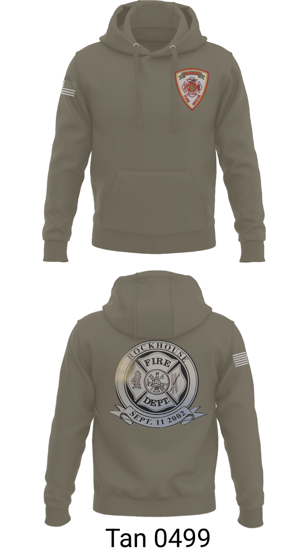 Hoodie, Rockhouse vol Fire department, Fire Department, Teamtime, Team time, sublimation, custom sports apparel, team uniforms, spirit wear, spiritwear, sports uniforms, custom shirts, team store, custom team store, fundraiser sports, apparel fundraiser