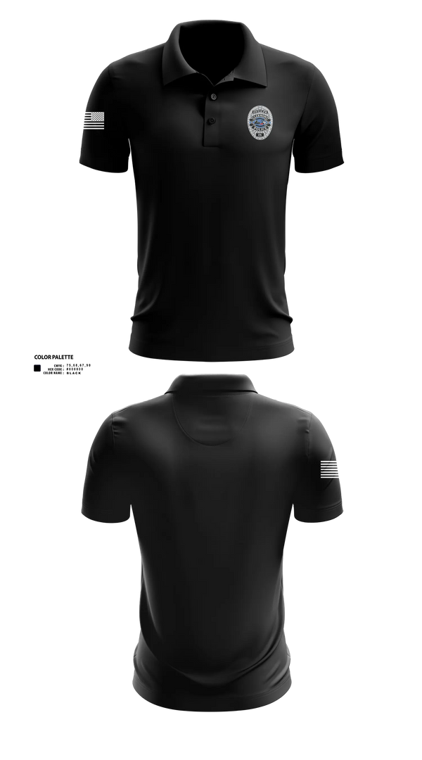 Short Sleeve Performance Polo, Clermont PD, Police, Teamtime, Team time, sublimation, custom sports apparel, team uniforms, spirit wear, spiritwear, sports uniforms, custom shirts, team store, custom team store, fundraiser sports, apparel fundraiser