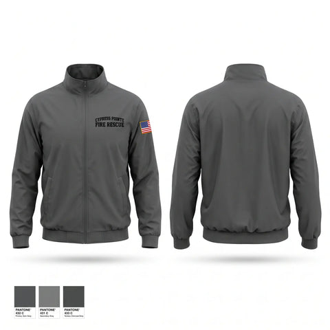 Windbreaker, Cypress Pointe Fire & Rescue, Fire Department, Teamtime, Team time, sublimation, custom sports apparel, team uniforms, spirit wear, spiritwear, sports uniforms, custom shirts, team store, custom team store, fundraiser sports, apparel fundraiser