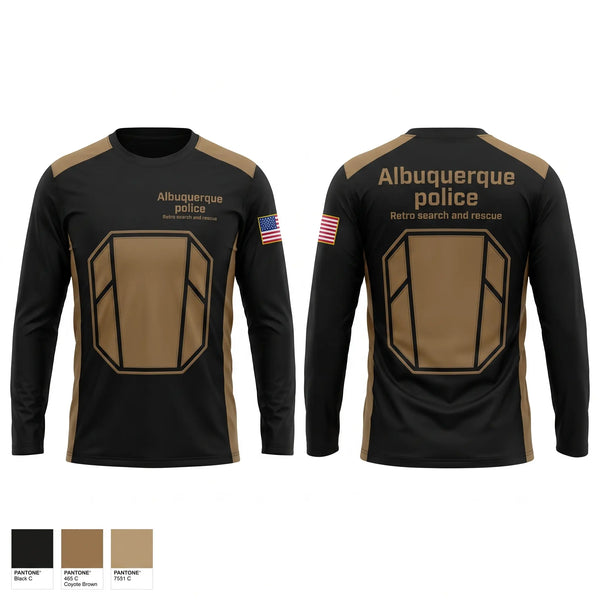 Long Sleeve Performance Shirt, Albuquerque police, Police, Teamtime, Team time, sublimation, custom sports apparel, team uniforms, spirit wear, spiritwear, sports uniforms, custom shirts, team store, custom team store, fundraiser sports, apparel fundraiser