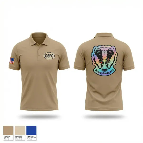 Short Sleeve Performance Polo, 2nd plt Aco 1-16 INF, Army, Teamtime, Team time, sublimation, custom sports apparel, team uniforms, spirit wear, spiritwear, sports uniforms, custom shirts, team store, custom team store, fundraiser sports, apparel fundraiser