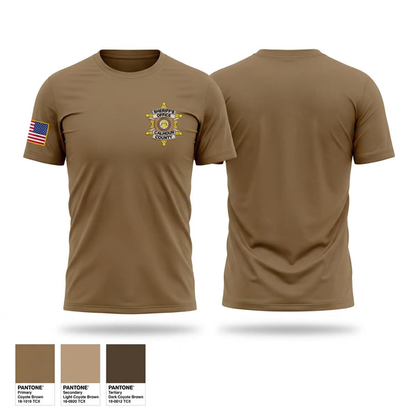 Short Sleeve Performance Shirt, Calhoun County Sheriff’s Office, Police, Teamtime, Team time, sublimation, custom sports apparel, team uniforms, spirit wear, spiritwear, sports uniforms, custom shirts, team store, custom team store, fundraiser sports, apparel fundraiser