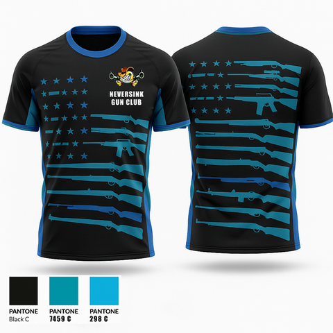 Short Sleeve Performance Shirt, Neversink Gun Club, Spirit Store, Teamtime, Team time, sublimation, custom sports apparel, team uniforms, spirit wear, spiritwear, sports uniforms, custom shirts, team store, custom team store, fundraiser sports, apparel fundraiser