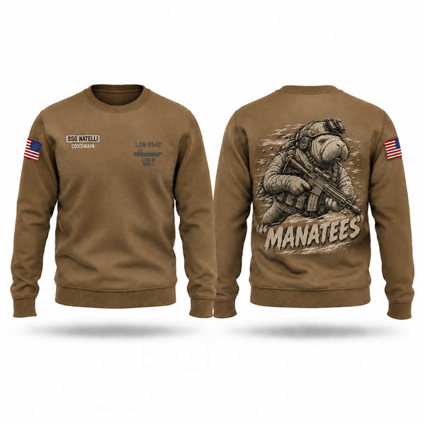 Crew Neck Sweatshirt, LCMs, Army, Teamtime, Team time, sublimation, custom sports apparel, team uniforms, spirit wear, spiritwear, sports uniforms, custom shirts, team store, custom team store, fundraiser sports, apparel fundraiser