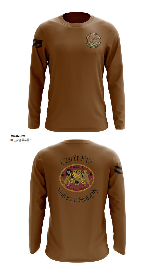 Long Sleeve Performance Shirt, 166 Supply, Air Force, Teamtime, Team time, sublimation, custom sports apparel, team uniforms, spirit wear, spiritwear, sports uniforms, custom shirts, team store, custom team store, fundraiser sports, apparel fundraiser