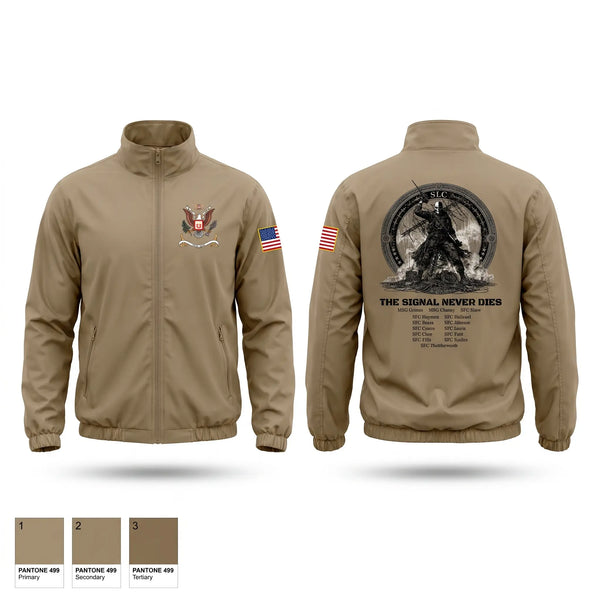 Windbreaker, Senior Leaders Course FY26-009, Army, Teamtime, Team time, sublimation, custom sports apparel, team uniforms, spirit wear, spiritwear, sports uniforms, custom shirts, team store, custom team store, fundraiser sports, apparel fundraiser