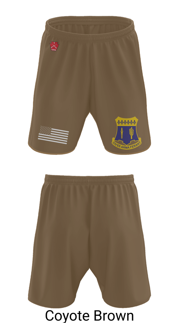 Athletic Shorts With Pockets, A co 1/109, National Guard, Teamtime, Team time, sublimation, custom sports apparel, team uniforms, spirit wear, spiritwear, sports uniforms, custom shirts, team store, custom team store, fundraiser sports, apparel fundraiser