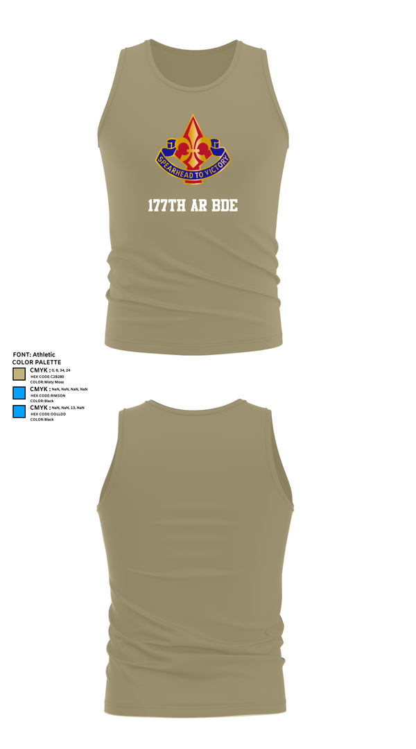 Tank Top, 177th AR BDE, , Teamtime, Team time, sublimation, custom sports apparel, team uniforms, spirit wear, spiritwear, sports uniforms, custom shirts, team store, custom team store, fundraiser sports, apparel fundraiser