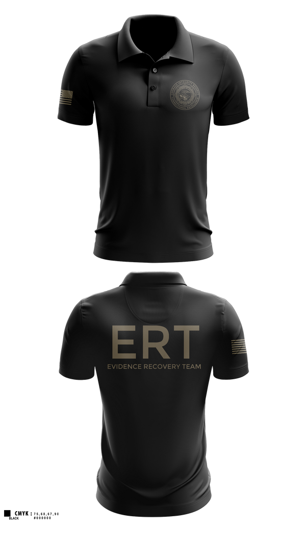 Short Sleeve Performance Polo, Evidence Recovery Team, Police, Teamtime, Team time, sublimation, custom sports apparel, team uniforms, spirit wear, spiritwear, sports uniforms, custom shirts, team store, custom team store, fundraiser sports, apparel fundraiser