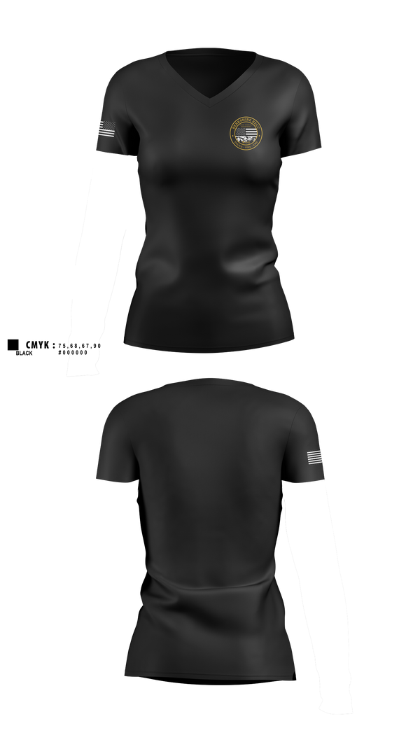 Womens Short Sleeve Vneck Shirt, Berkshire RECC, Police, Teamtime, Team time, sublimation, custom sports apparel, team uniforms, spirit wear, spiritwear, sports uniforms, custom shirts, team store, custom team store, fundraiser sports, apparel fundraiser