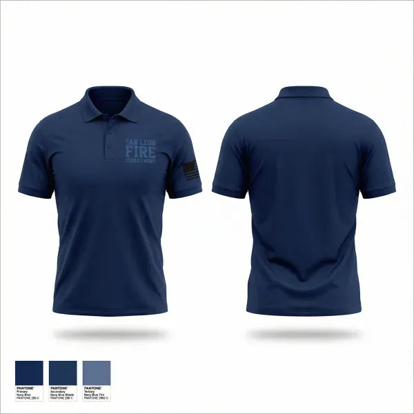 Short Sleeve Performance Polo, San Leon Fire Department, Fire Department, Teamtime, Team time, sublimation, custom sports apparel, team uniforms, spirit wear, spiritwear, sports uniforms, custom shirts, team store, custom team store, fundraiser sports, apparel fundraiser
