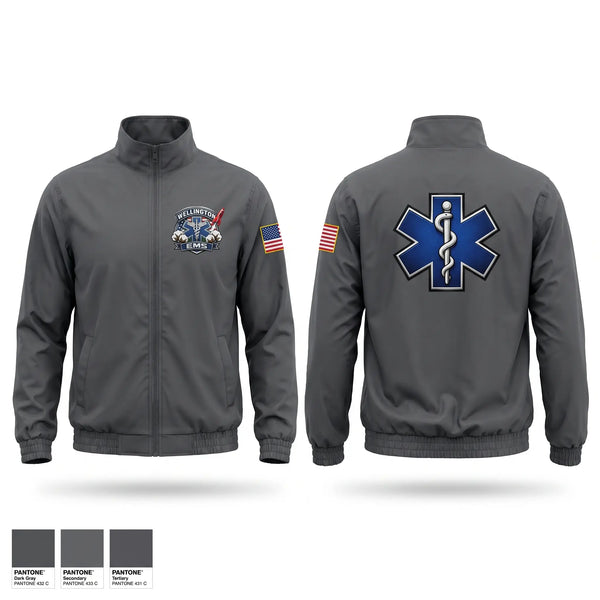 Windbreaker, Wellington EMS, EMS/EMT, Teamtime, Team time, sublimation, custom sports apparel, team uniforms, spirit wear, spiritwear, sports uniforms, custom shirts, team store, custom team store, fundraiser sports, apparel fundraiser