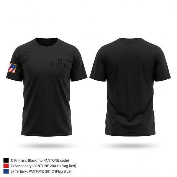 Old School Cotton Feel Shirt, 1st Platoon, Police, Teamtime, Team time, sublimation, custom sports apparel, team uniforms, spirit wear, spiritwear, sports uniforms, custom shirts, team store, custom team store, fundraiser sports, apparel fundraiser
