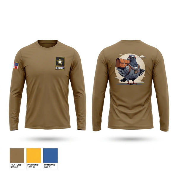 Long Sleeve Performance Shirt, Pigeon, Army, Teamtime, Team time, sublimation, custom sports apparel, team uniforms, spirit wear, spiritwear, sports uniforms, custom shirts, team store, custom team store, fundraiser sports, apparel fundraiser