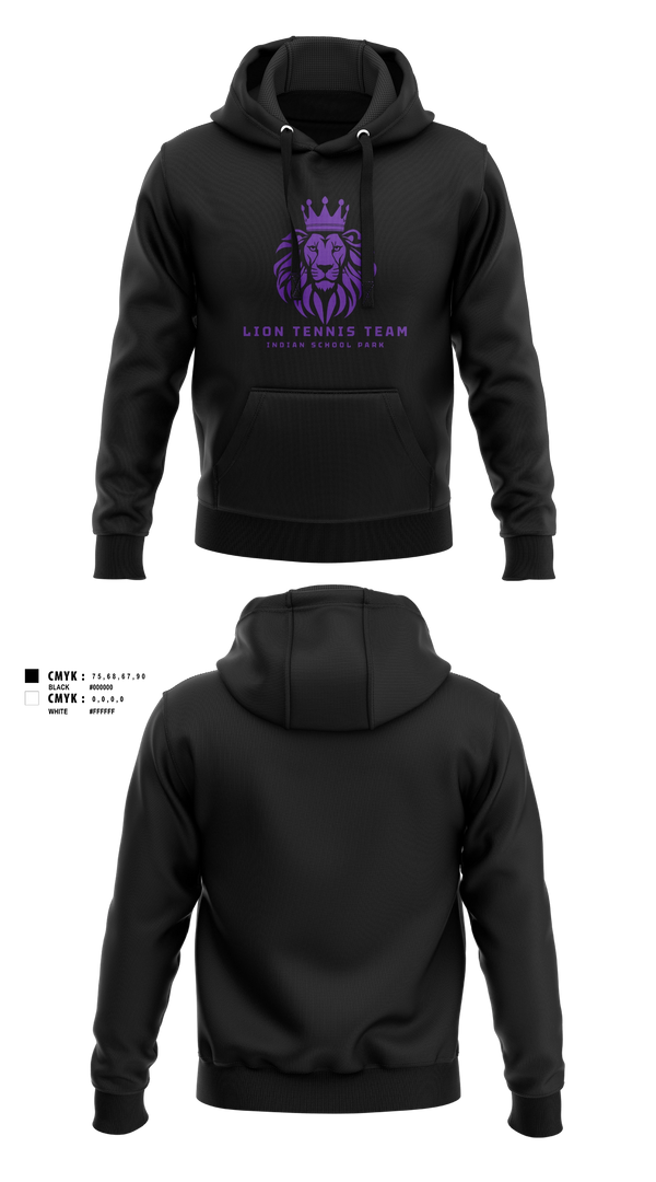 Hoodie, Lion Tennis Team, Tennis, Teamtime, Team time, sublimation, custom sports apparel, team uniforms, spirit wear, spiritwear, sports uniforms, custom shirts, team store, custom team store, fundraiser sports, apparel fundraiser