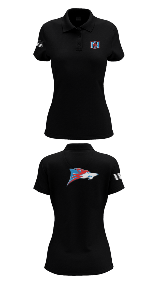 Women's Short Sleeve Performance Polo, North Iredell High School Volleyball, Women's Volleyball, Teamtime, Team time, sublimation, custom sports apparel, team uniforms, spirit wear, spiritwear, sports uniforms, custom shirts, team store, custom team store, fundraiser sports, apparel fundraiser