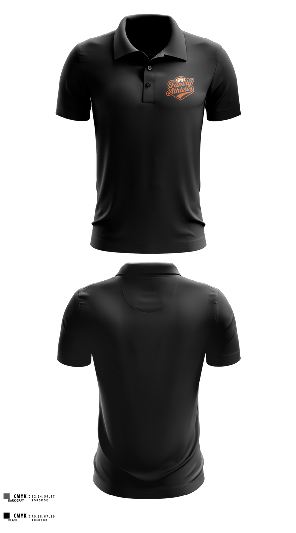 Short Sleeve Performance Polo, Family Of Athletes, , Teamtime, Team time, sublimation, custom sports apparel, team uniforms, spirit wear, spiritwear, sports uniforms, custom shirts, team store, custom team store, fundraiser sports, apparel fundraiser