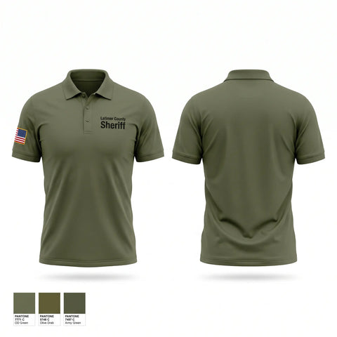 Short Sleeve Performance Polo, Latimer County Sheriff, Police, Teamtime, Team time, sublimation, custom sports apparel, team uniforms, spirit wear, spiritwear, sports uniforms, custom shirts, team store, custom team store, fundraiser sports, apparel fundraiser