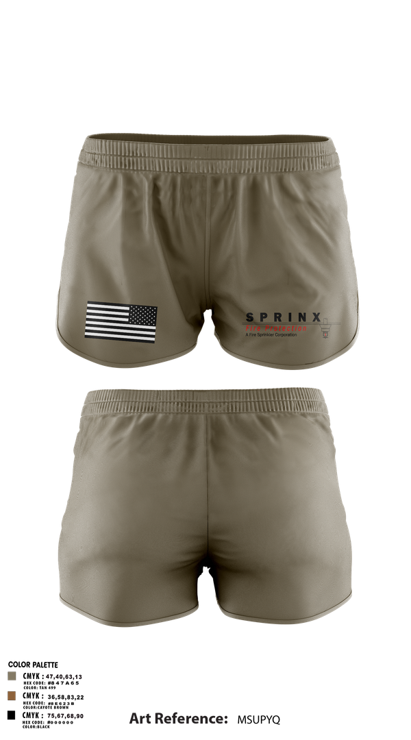 Ranger Panties, SPRINX FIRE PROTECTION, , Teamtime, Team time, sublimation, custom sports apparel, team uniforms, spirit wear, spiritwear, sports uniforms, custom shirts, team store, custom team store, fundraiser sports, apparel fundraiser