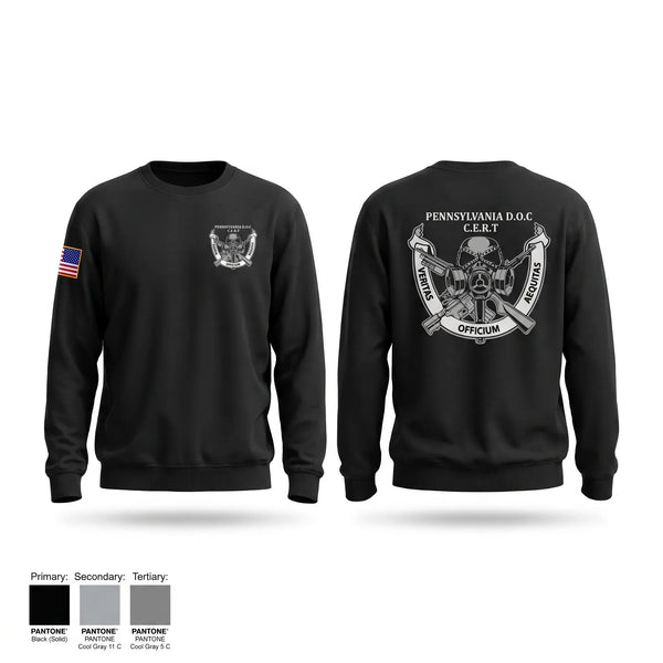 Crew Neck Sweatshirt, CERT, Police, Teamtime, Team time, sublimation, custom sports apparel, team uniforms, spirit wear, spiritwear, sports uniforms, custom shirts, team store, custom team store, fundraiser sports, apparel fundraiser