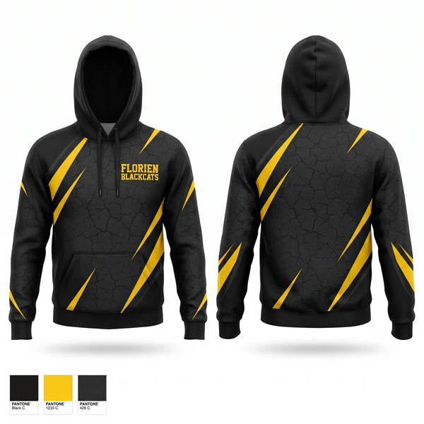 Hoodie, Florien Blackcats, Softball, Teamtime, Team time, sublimation, custom sports apparel, team uniforms, spirit wear, spiritwear, sports uniforms, custom shirts, team store, custom team store, fundraiser sports, apparel fundraiser