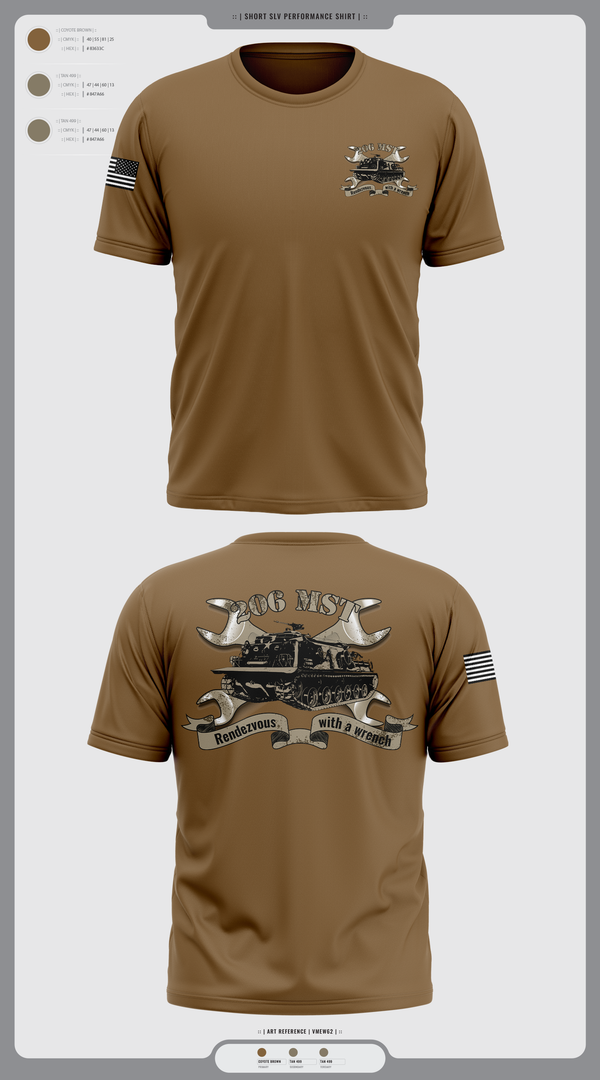 Short Sleeve Performance Shirt, 206th MST, , Teamtime, Team time, sublimation, custom sports apparel, team uniforms, spirit wear, spiritwear, sports uniforms, custom shirts, team store, custom team store, fundraiser sports, apparel fundraiser