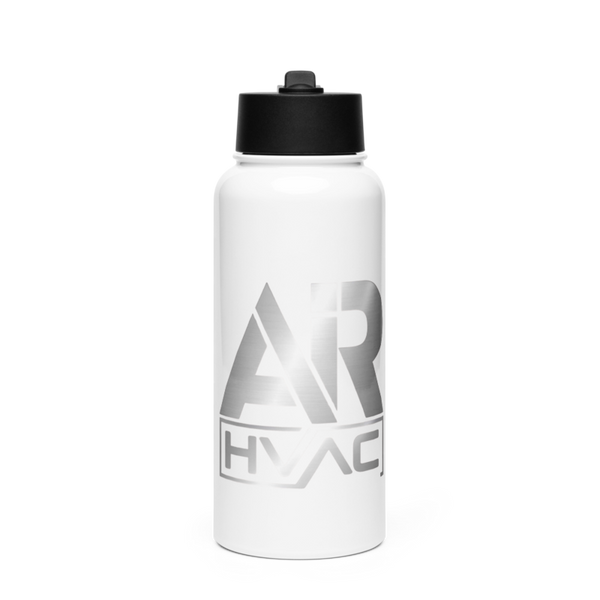 AIR HVAC 4979728 Stainless Steel Water Bottle with a Straw Lid