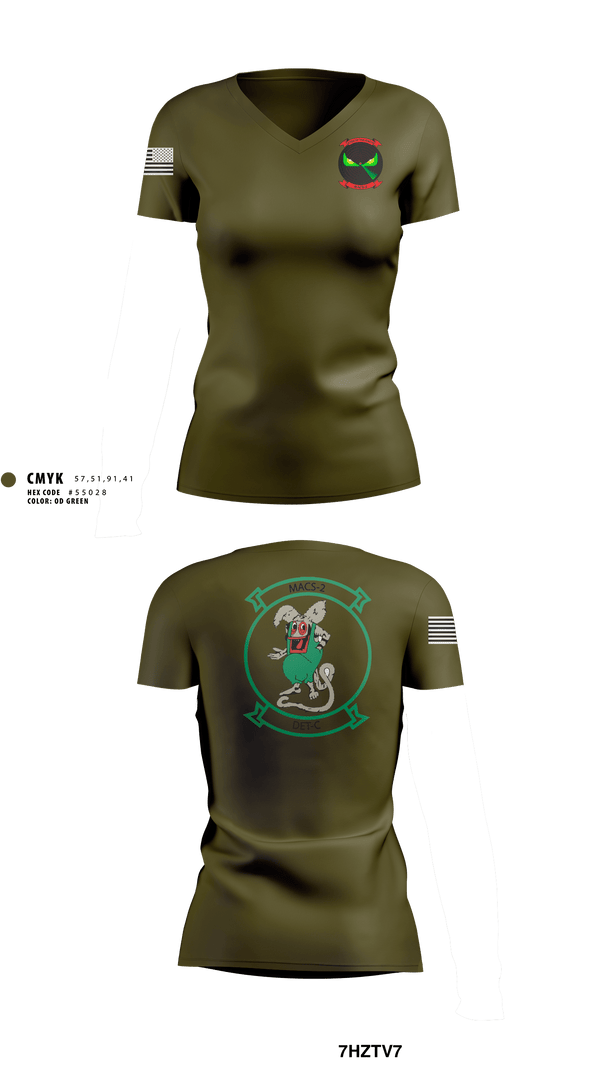 Women's Short Sleeve Vneck Shirt, MACS-2, Marines, Teamtime, Team time, sublimation, custom sports apparel, team uniforms, spirit wear, spiritwear, sports uniforms, custom shirts, team store, custom team store, fundraiser sports, apparel fundraiser