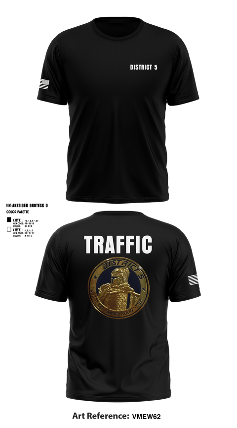 Short Sleeve Performance Shirt, District 5 CSO, Police, Teamtime, Team time, sublimation, custom sports apparel, team uniforms, spirit wear, spiritwear, sports uniforms, custom shirts, team store, custom team store, fundraiser sports, apparel fundraiser