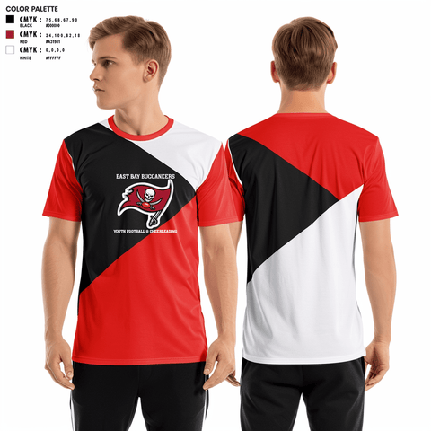 Short Sleeve Performance Shirt, East Bay Buccaneers Youth Football & Cheerleading, Football, Teamtime, Team time, sublimation, custom sports apparel, team uniforms, spirit wear, spiritwear, sports uniforms, custom shirts, team store, custom team store, fundraiser sports, apparel fundraiser