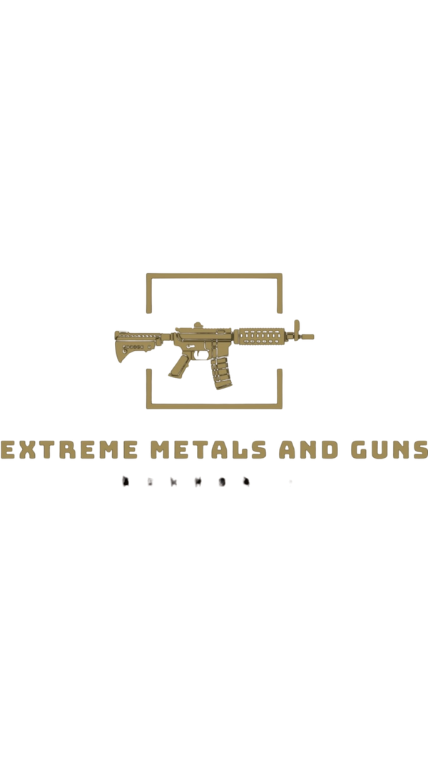 Extreme Metals and Guns 39947624 Stainless Steel Water Bottle with a Straw Lid