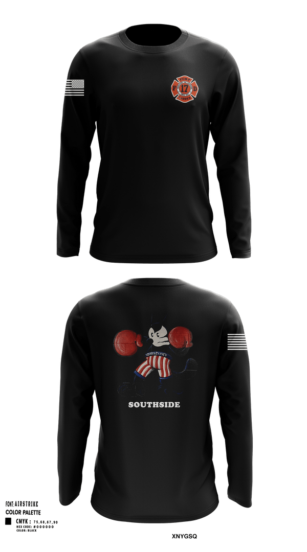 Long Sleeve Performance Shirt, Station 17, Fire Department, Teamtime, Team time, sublimation, custom sports apparel, team uniforms, spirit wear, spiritwear, sports uniforms, custom shirts, team store, custom team store, fundraiser sports, apparel fundraiser