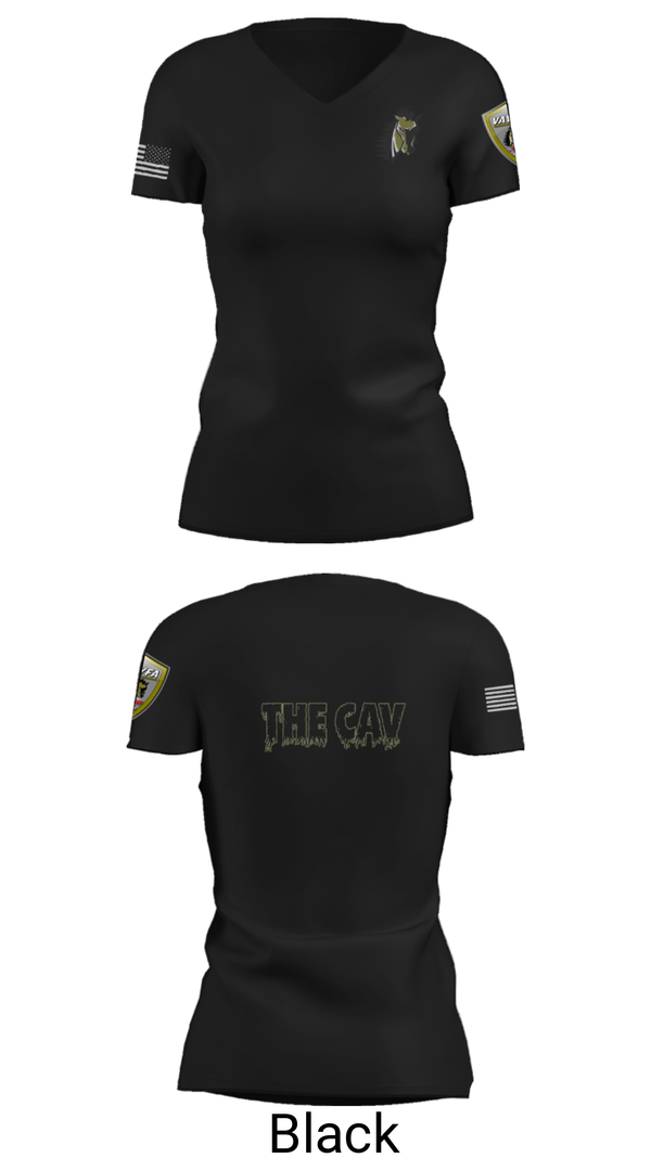 Women's Short Sleeve Vneck Shirt, Eastern Panhandle Cavalry, Football, Teamtime, Team time, sublimation, custom sports apparel, team uniforms, spirit wear, spiritwear, sports uniforms, custom shirts, team store, custom team store, fundraiser sports, apparel fundraiser
