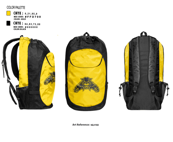 Gear Bag, KLM COUGARS, Football, Teamtime, Team time, sublimation, custom sports apparel, team uniforms, spirit wear, spiritwear, sports uniforms, custom shirts, team store, custom team store, fundraiser sports, apparel fundraiser