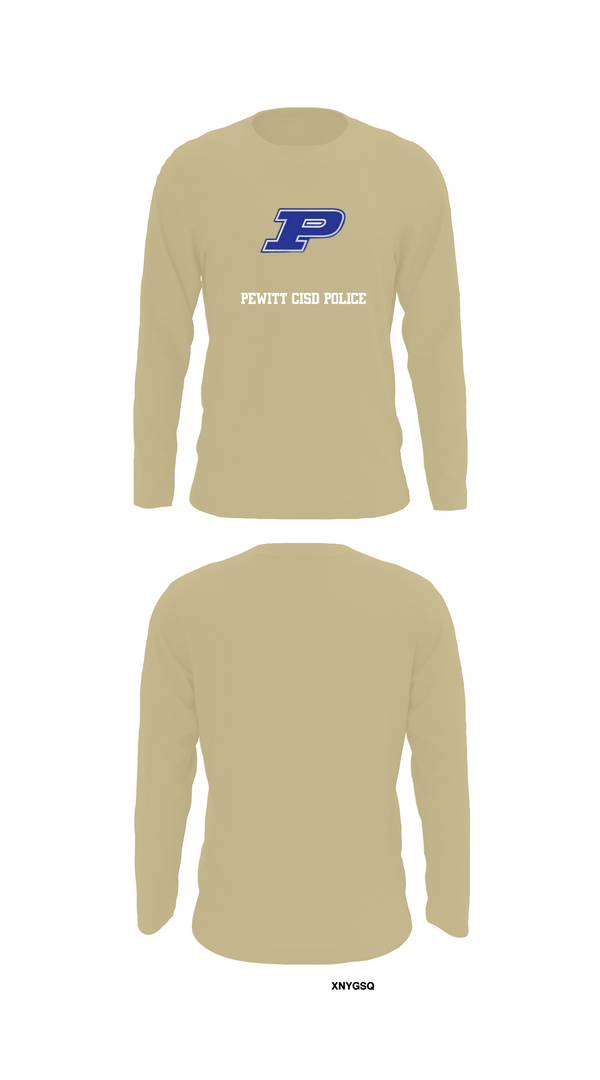 Long Sleeve Performance Shirt, Pewitt CISD Police, , Teamtime, Team time, sublimation, custom sports apparel, team uniforms, spirit wear, spiritwear, sports uniforms, custom shirts, team store, custom team store, fundraiser sports, apparel fundraiser