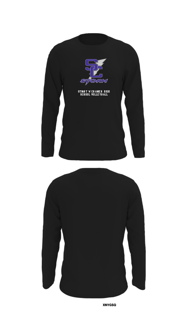 Long Sleeve Performance Shirt, Stuart W Cramer High School Volleyball, Women's Volleyball, Teamtime, Team time, sublimation, custom sports apparel, team uniforms, spirit wear, spiritwear, sports uniforms, custom shirts, team store, custom team store, fundraiser sports, apparel fundraiser