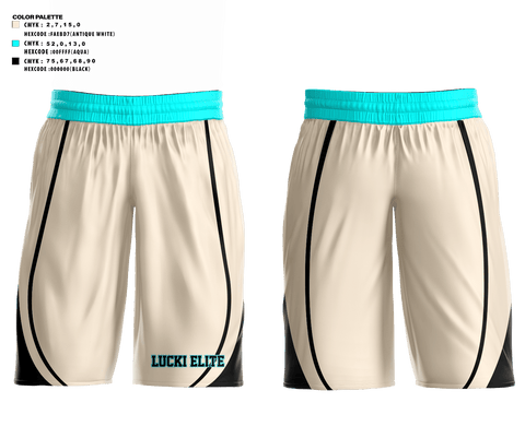 Mens Basketball Shorts, Lucki Elite, Men's Basketball, Teamtime, Team time, sublimation, custom sports apparel, team uniforms, spirit wear, spiritwear, sports uniforms, custom shirts, team store, custom team store, fundraiser sports, apparel fundraiser